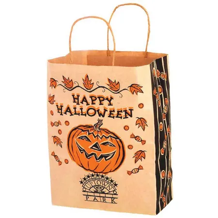 Custom printed halloween treat bags